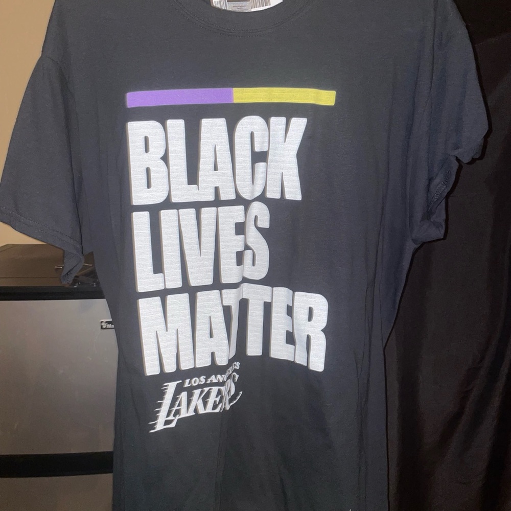Los Angeles Lakers Black Lives Matter tshirt